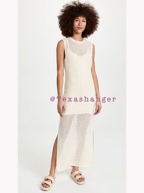 Rag and Bone NWT Riley Crew Crochet Dress S Small Ivory